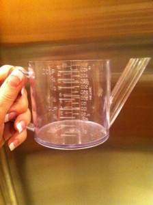 measuring cup for gravy